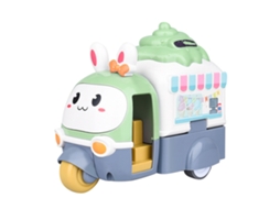 Mali brinquedo Carrinho de Sorvete Inércia Infantil Cartoon para Crianças Verde