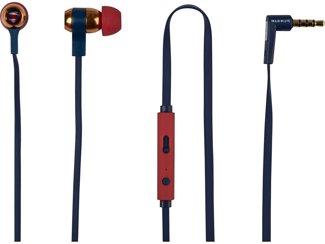 Auriculares com Fio TRIBE Tribe Swing (In Ear - Microfone - Azul)
