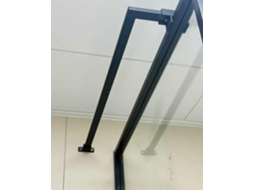 Grampo De Fixação Vidro 90° Para Box Chuveiro, Estabilizador De Suporte Parede Para Painel Vítreo 0a 5mm, Suportes De