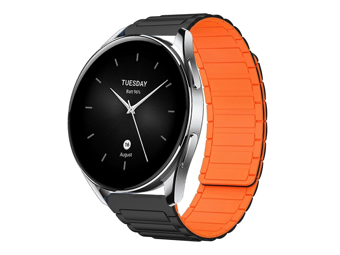 Pulseira De Silicone Magnética Em Formato De I De 22 Mm