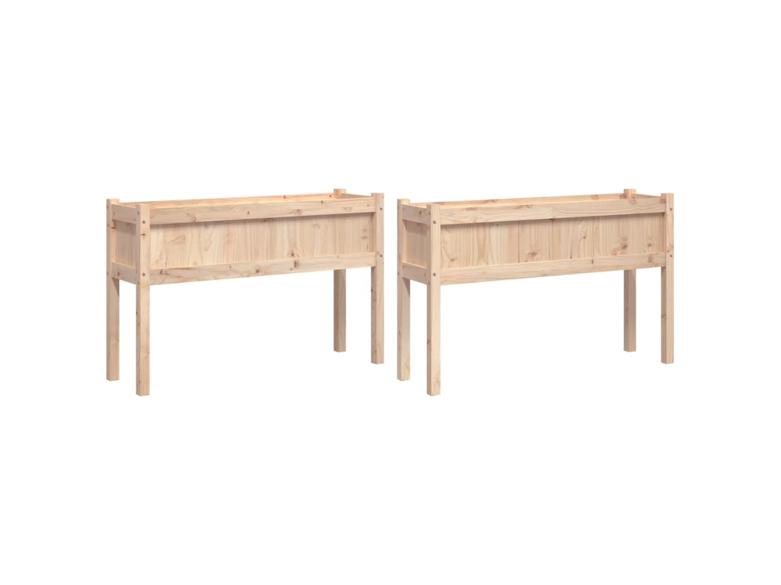 Garden Planter, Garden Planters Vidaxl Marrom Madeira De Pinho (n/a)