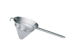 Escorredor - PIAZZA - Aço inoxidável - Cônico 20 cm - Peneira de cozinha com cone para líquidos e alimentos