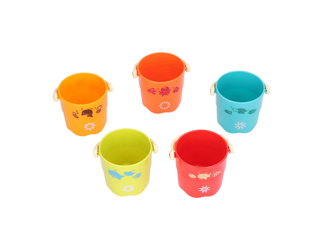 Juego De Vasos Apilables Para Bebés, Juguete Educativo Para Niños Pequeños, Juguete De Baño Infantil