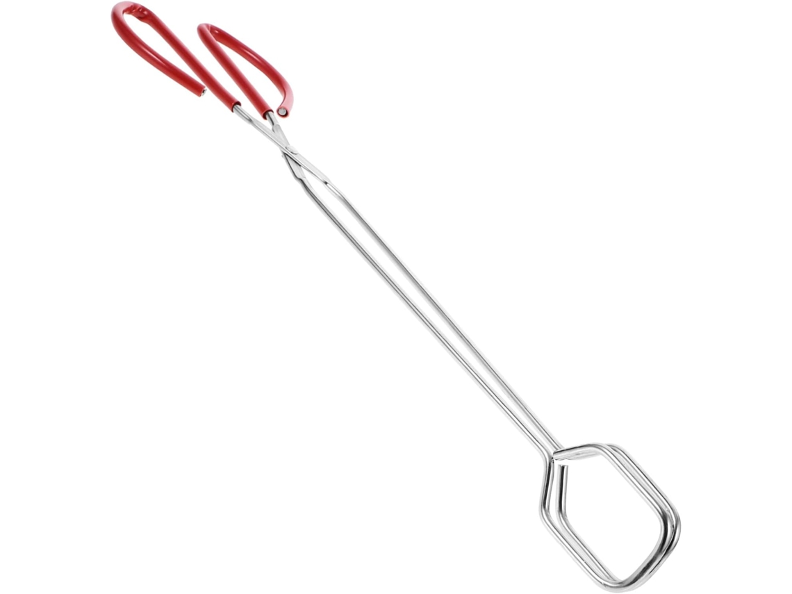 Pinça Para Carvão Kisangel Em Aço Inoxidável Com Cabo Longo, Acessório Portátil Para Churrascos E Culinária Ao Ar Livre