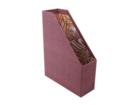 Suporte para Revistas em Sintético com Padrão Amarante RHODIA Botanique