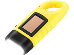 Lanterna Solar De Manivela Lanterna Led Amarela Recarregável Para Áreas Externas, Ideal Para Caminhadas, Acampamentos E Iluminação Externa. Olysi Shop