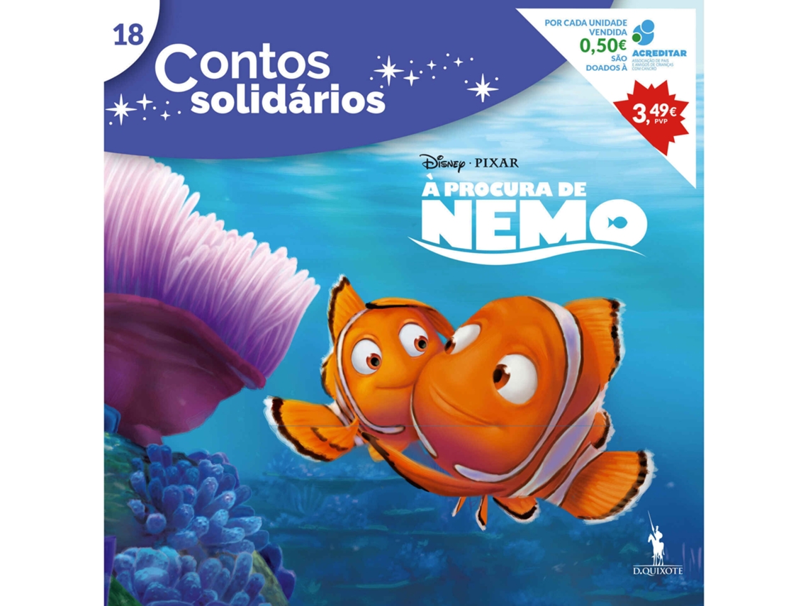 Livro Contos Solidários 32 - À Procura de Dory de Disney (Português)
