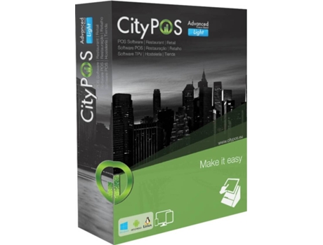 Software SITTEN CityPOS Advanced Light (2 Dispositivos - 1 ano - PC) — Software | Gestão Profissional