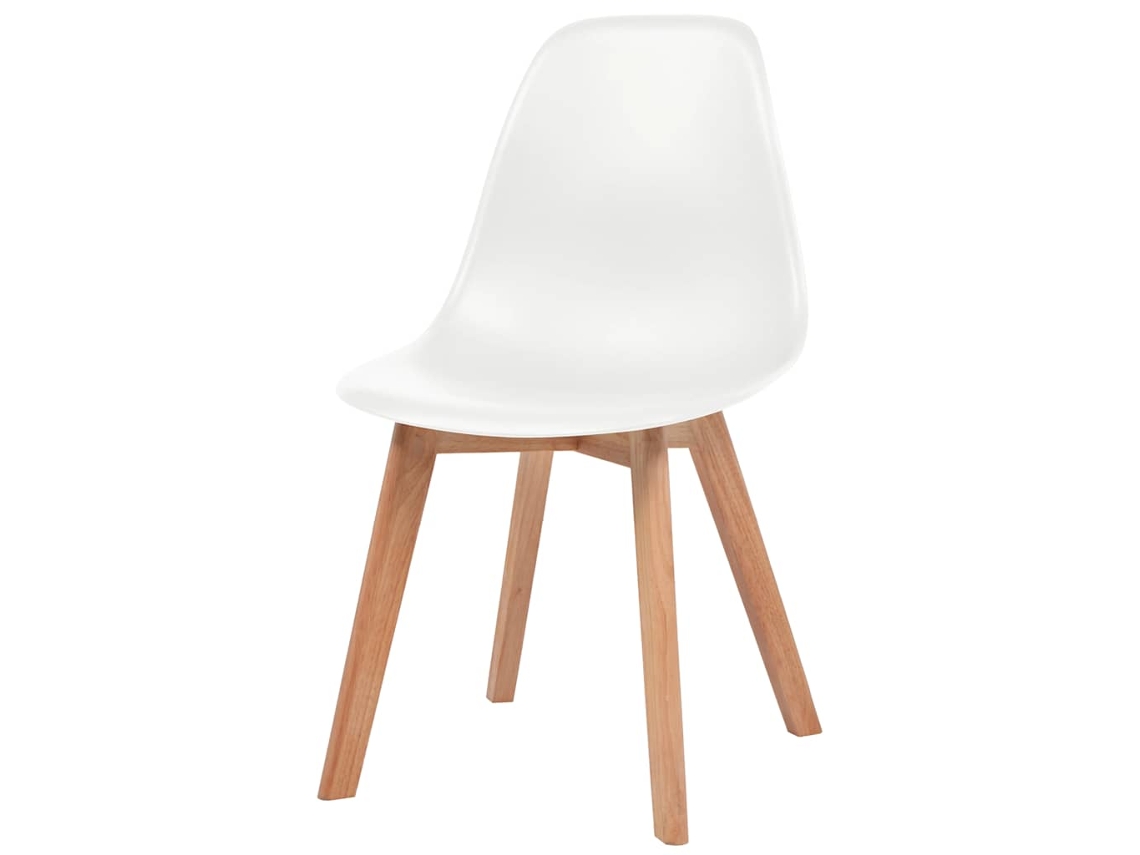 Maison Exclusive - Cadeiras De Jantar 2 Pcs Plástico Branco
