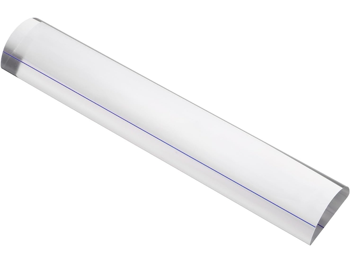 Régua De Ampliação E Distorção Operitacx 16cm, Em Acrílico Transparente Com Alinhamento Preciso Para Leitura De Letras