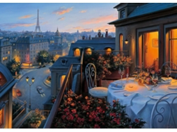 Quebra-cabeça Paris Balcony De 1000 Peças Para Adultos, Feito À Mão, Perfeitamente Juntos (branco)