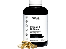Suplemento Alimentar HIVITAL Omega 3 (200 Cápsulas)