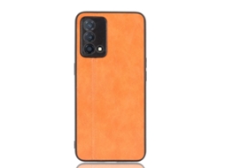 Capa Linha Costura Para Lg, Oppo Oppo K9 Amarelo