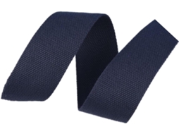 Fita De Algodão Multicolorida Dqzrtueca 25mm, De 5a 50 Metros, Para Alças De Bolsas, Malas E Mercadorias Azul Escuro, 5 Jardas
