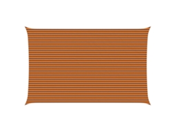 Conjunto 1 Sombra Externa Vidaxl Laranja Poliéster (8 X 5 M)