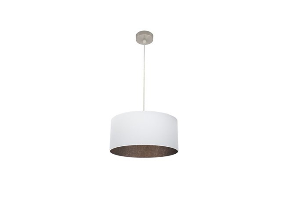 Pingente Tatiana 1Xe27 Níquel/Óxido Branco Regx40X40 Cm FABRILAMP