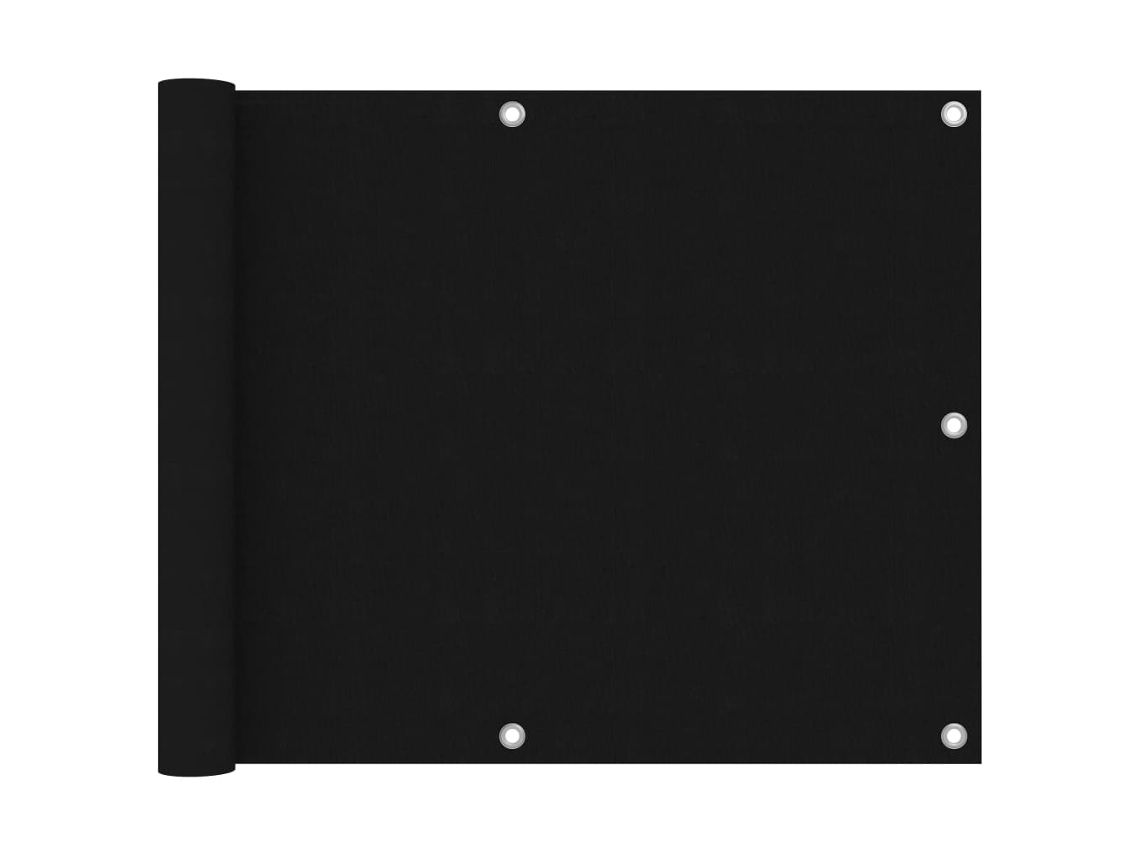 Balcony Screen, Balcony Screens Vidaxl Preto (75 X 600 Cm)