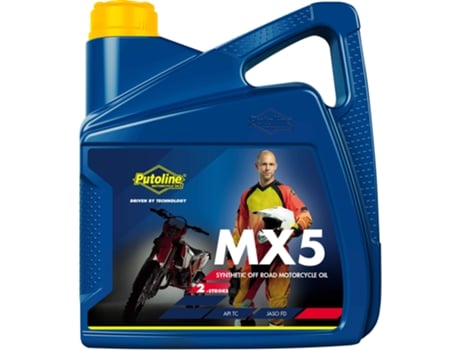 Óleo de Motocicleta Numa Lata PUTOLINE Mx 5