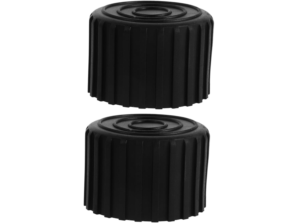 Mikikit 2 Peças Equipamento De Exercício Fitness Almofadas Para Pernas E Pés Capas Borracha Com Redução Ruído
