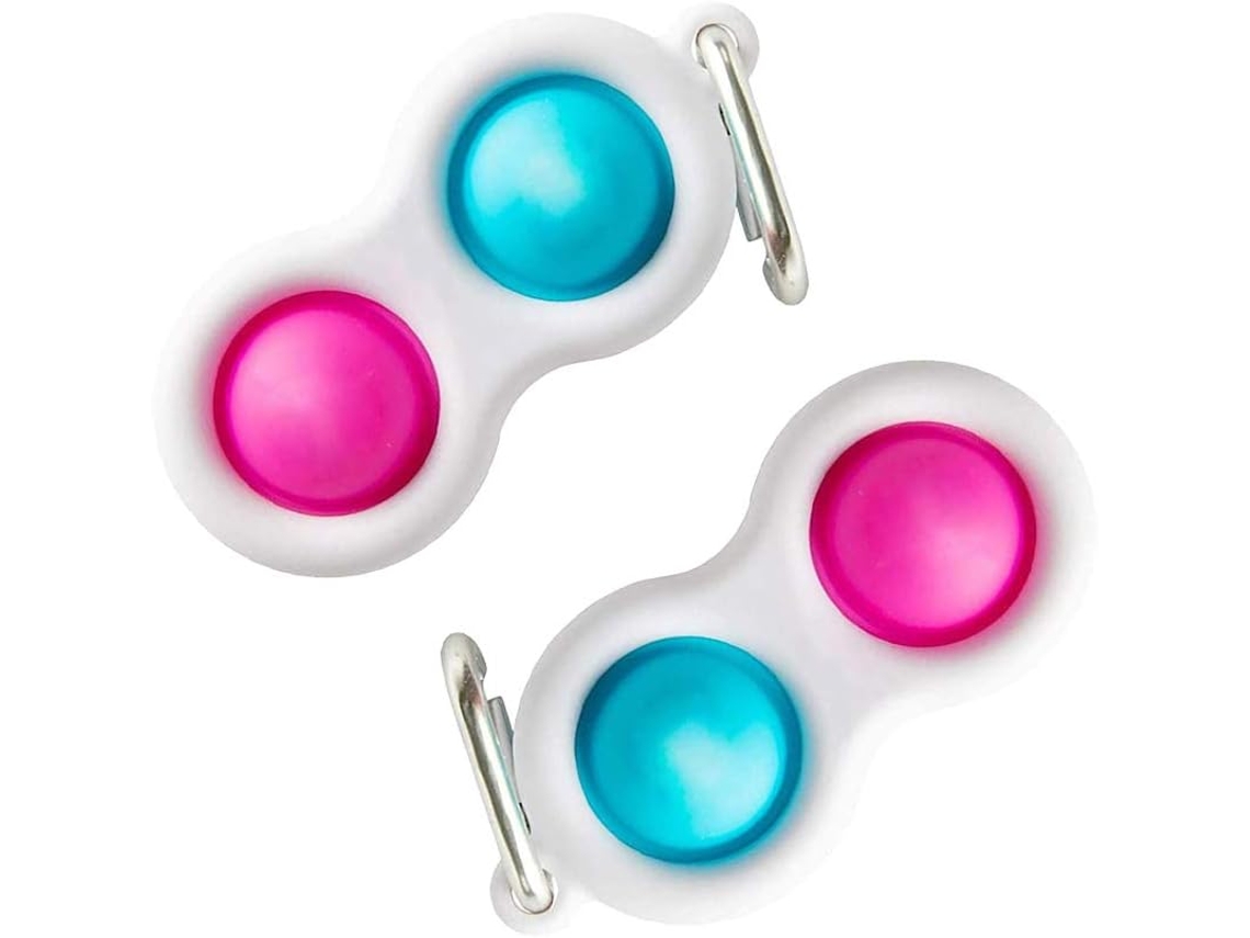 Brinquedo de Covinha Simples Mini Brinquedo de Inquietação Portátil Brinquedos de Alívio Sensorial para Crianças e Adultos 2 Peças JEDBESETZT