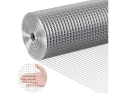 Pano de Hardware VEVOR 1/2Inch 24In X 50Ft 19 Ga Wire Mesh Roll Chicken Wire Esgrima