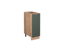 Móveis de cozinha Fame-Line, 30 cm, PT Antracite, Country Gold Green, VICCO