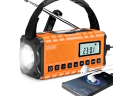 Rádio Am/fm/noaa Laranja com Manivela ZYBLSSBB