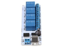 Módulo Rele Usb Tipo B 4 Canais 12vdc