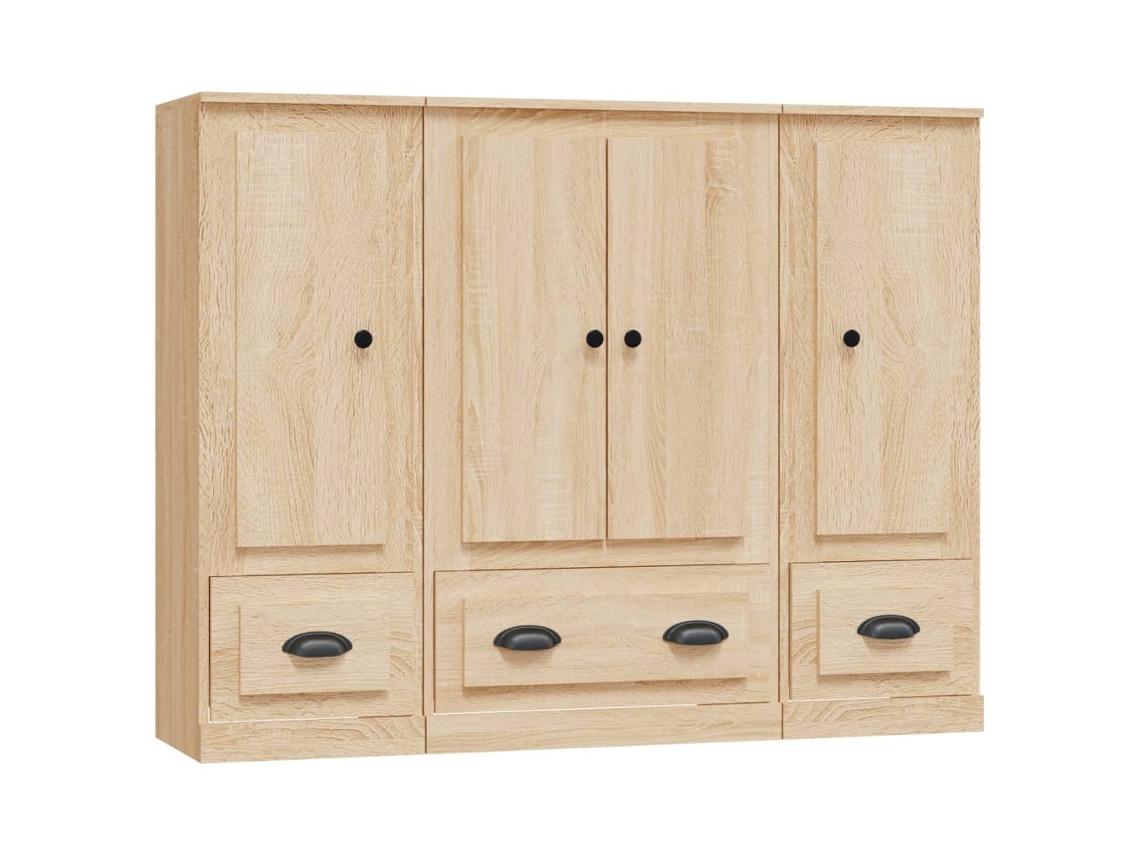 Highboard, Highboards Vidaxl Marrom Madeira Processada (n/a)