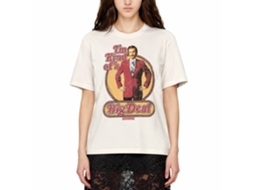 Rockinstone Anchorman Movie Retro Big Deal Solid Natural Adult T-shirt Size:s