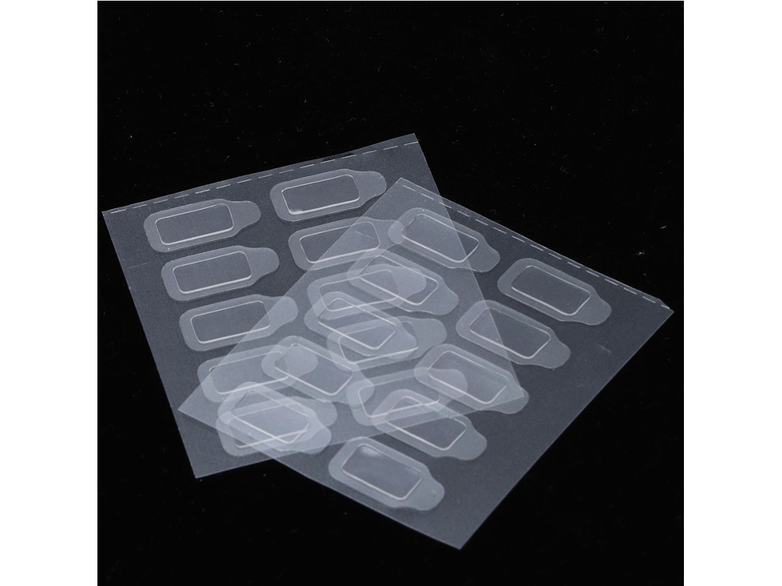 Cola De Geleia Para Unhas (10 Folhas, Transparente Dupla-face) + Eoocoo