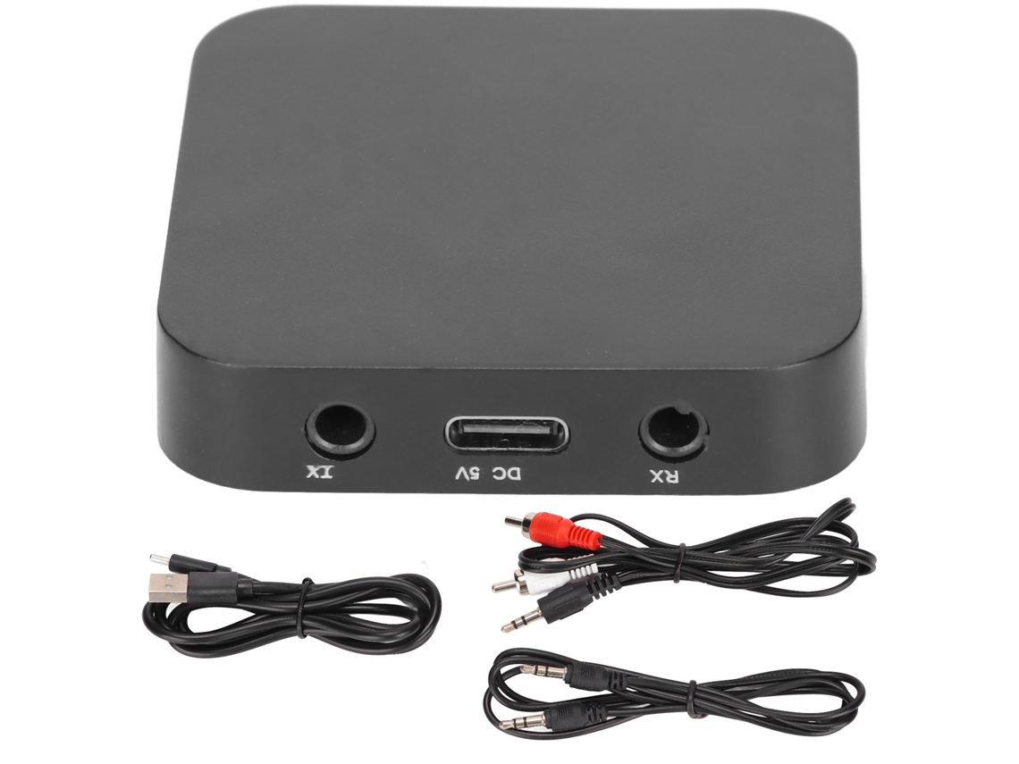 Adaptador Bluetooth 2 em 1 Bluetooth 5.3 Baixa Latência com Bateria Integrada EOOCOO
