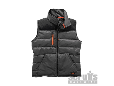 SCRUFFS T54598 Chaleco Worker Color Carbón