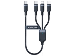 Joyroom S a18 Cable de Dados e Carga 0,3 M USB C a USB C + Micro USB + iPod