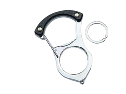 Ganchillo Portátil de Autoproteção, Chaveiro Multifuncional para Carro, com Cadeia de 50cm, Preto S/MARCA