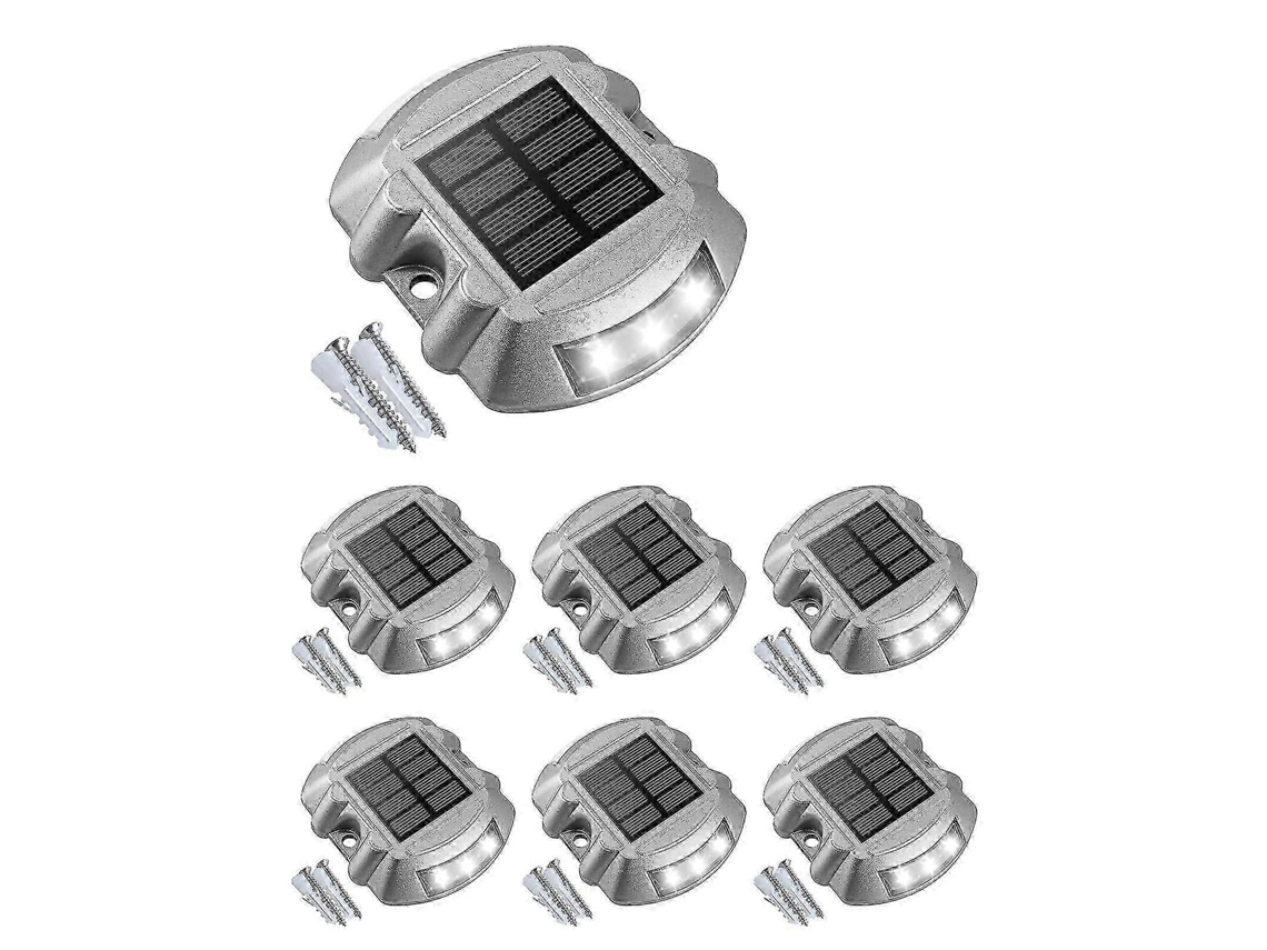 Luminária Solar para Cerca e Escadas AQUAFORGE, luz quente, Ip67, sem fio, jardim, quintal, deck