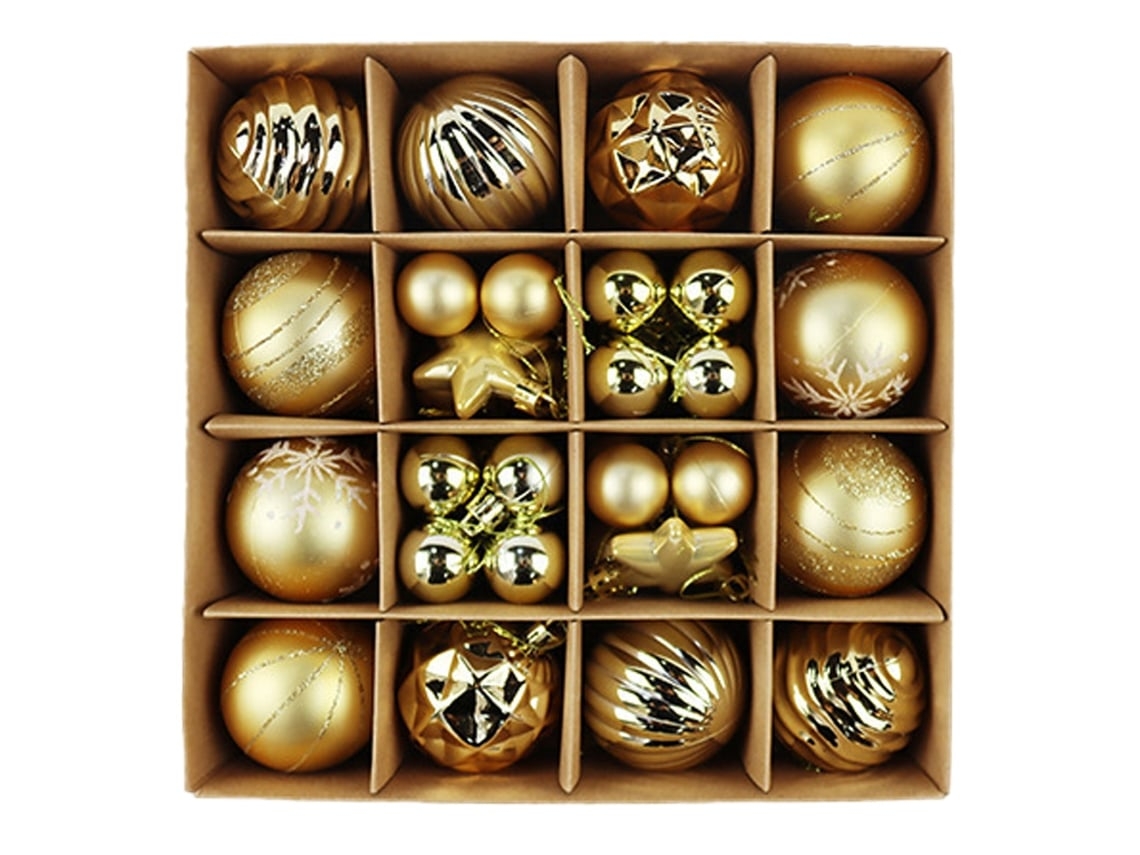 Enfeites Esféricos para Árvore de Natal, Ergonômico, Uso Diário STELASPLEN