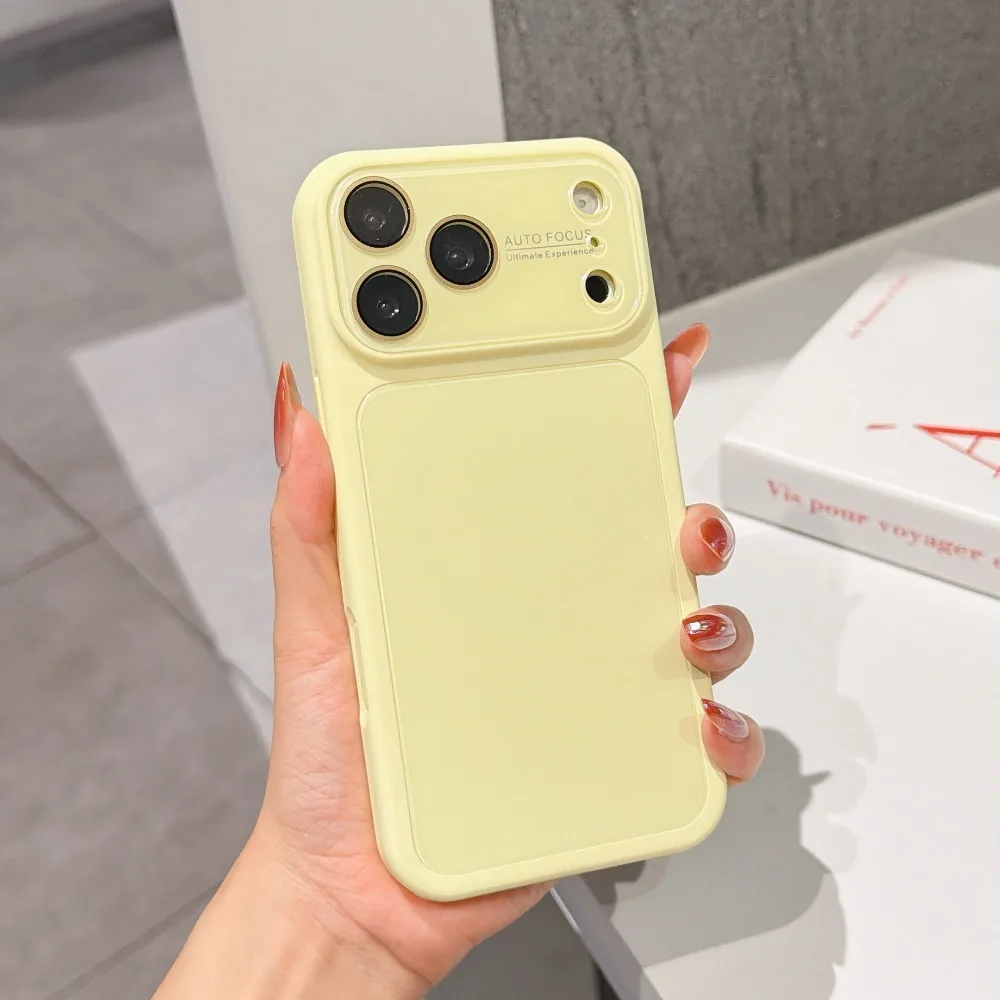 (amarelo, Iphone 15) Capa Rígida, Protetor De Lente Em Acrílico, Capa Traseira Resistente A Impactos