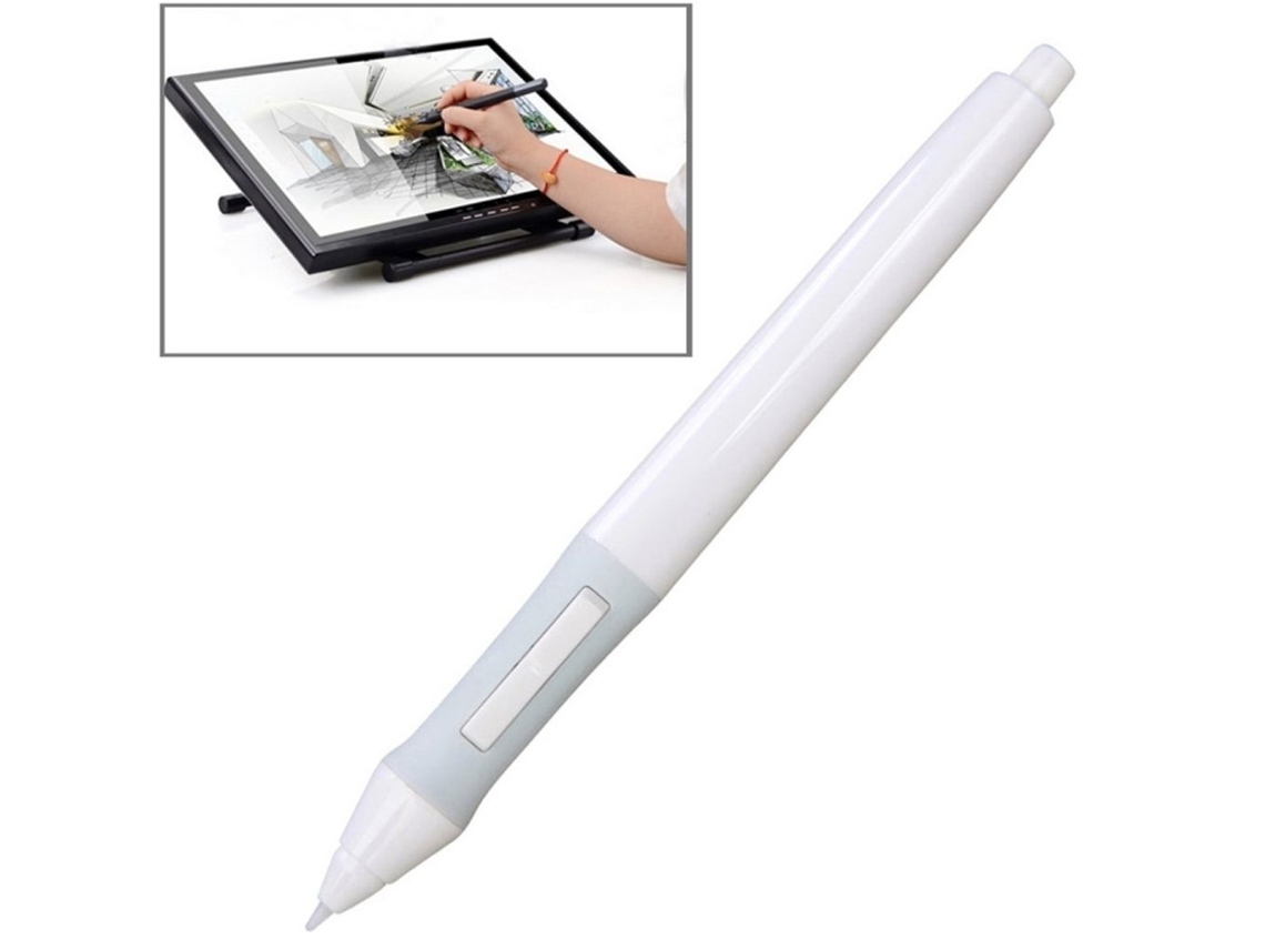 Lurelia, Caneta Stylus, Branco, Compatível Huion