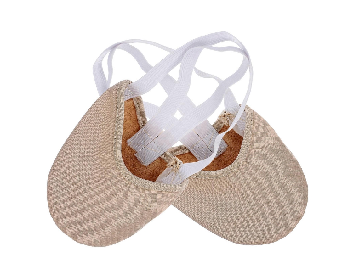 Meias de Ioga Femininas Antiderrapantes com Aderência para Dança, Cores Bege AQUAFORGE