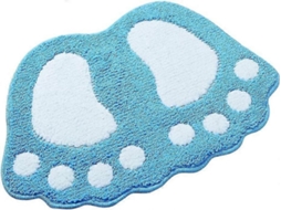 Lurelia Tapete Azul 40x60cm Microfibra Felpudo Látex