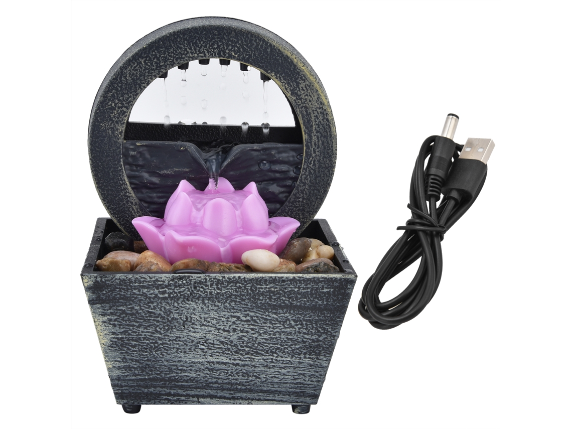 Water Fountain Led Tabletop Decoration CHABERLU