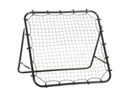 Rede de Metal para Rebote com Ângulo Ajustável para Treinamento Esportivo, 96x80x96 Cm, Preta. VELTUS TRADE