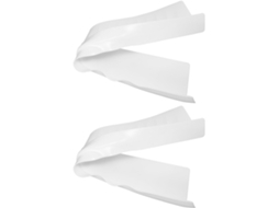 Luxshiny Faixa de Silicone para Pia, Protetor Contra Resinas e Barril de Água, 2 Peças com Ventosa Branca, Acessório