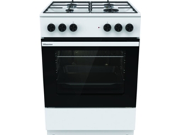 Fogão Misto HISENSE HK6A43WF (71 L - Elétrico e Gás Natural - 60 cm - Branco)