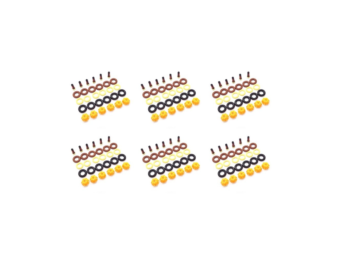 6x Kit de Reparação para Injetores de Combustível Compatível com Bmw E60 E39 520i 523i (ay rk004) (0280150440 / 13641703819)