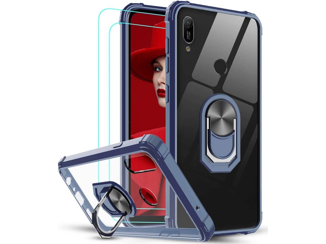 Capa + Película Huawei Y6 2019 HONGWE. Azul