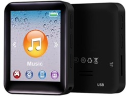 Mini Reprodutor De Mp3 Portátil 1, 7 Hifi Com Cartão Tf, Reprodução De Vídeo E Gravação Áudio, Carregamento Rápido