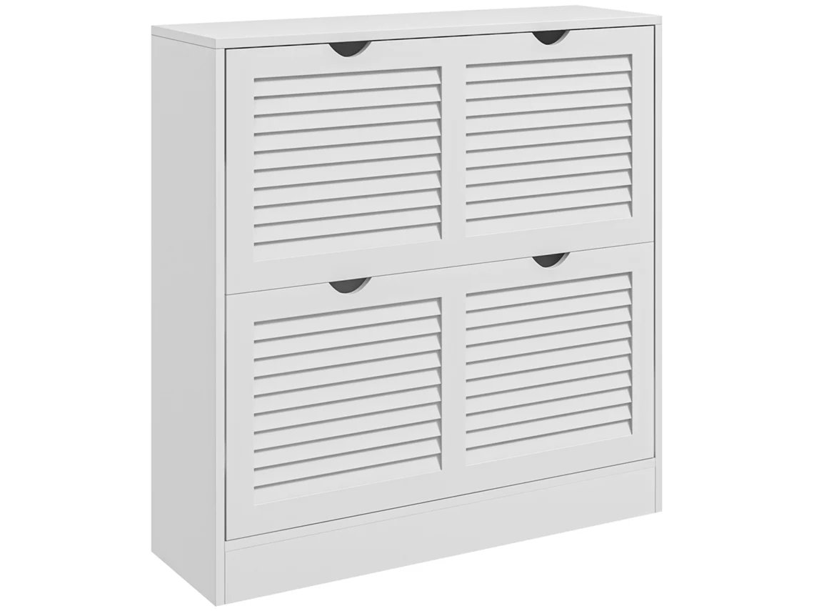 Sapateira 2 Gavetas 16 Pares Compacta Branco