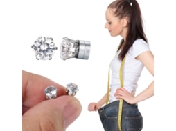 Brincos De Diamante Bio Magnetismo Para Emagrecimento Diminuem A Fadiga, O Estresse E Favorecem A Perda De Peso Natural Shop Story